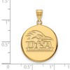 Black Bow Jewelry 14k Yellow Gold Texas at San Antonio Roadrunners NCAA Large Pendant - 2 of 3