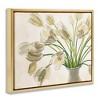 Stupell Industries Tranquil White Tulip Bouquet Floating Frame Canvas Art - 2 of 4