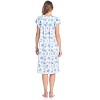 Casual Nights Women's Cotton Short Sleeve Sleep Dress, Nightshirt, Nightgown - 3 of 4