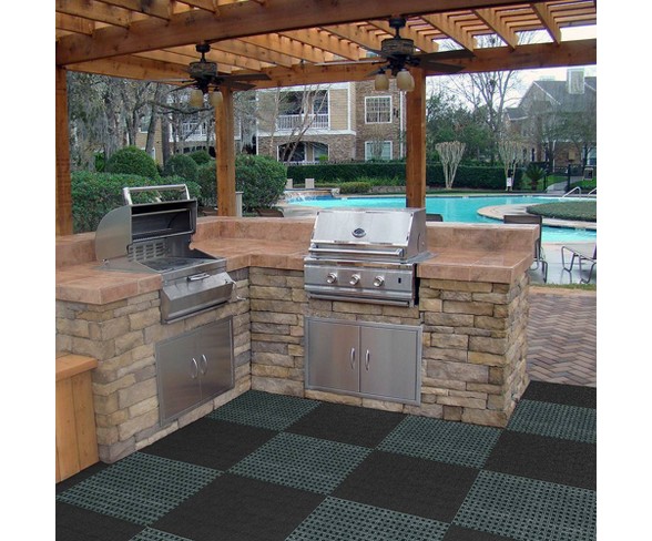 24" 15pk Mosaics Carpet Tiles Chestnut - Foss Floors