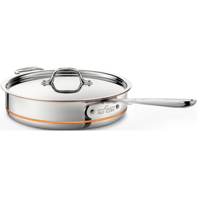 All-Clad 6404 SS Copper Core 5-Ply,4-Quart, Silver
