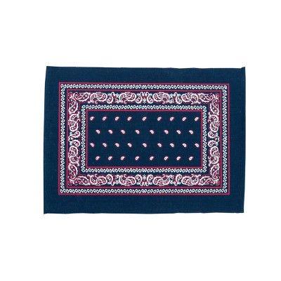 C&F Home Bandana Navy Patriotic Cotton July 4th Woven Placemat Set of 6