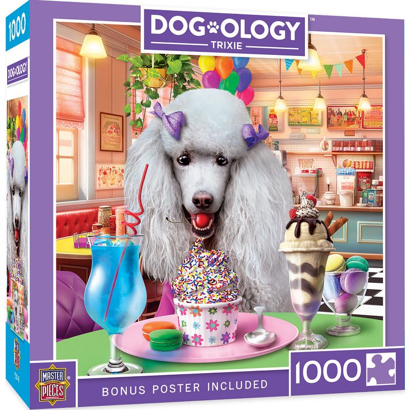 MasterPieces Dogology - Trixie 1000 Piece Adult Jigsaw Puzzle, 2 of 8