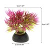 Unique Bargains Aquarium Plastic Plants Tree for Goldfish Tank Landscape Decoration 1.97" 20 Pcs - 4 of 4