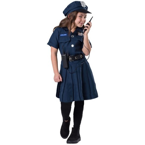 Dress Up America Police Officer Costume For Girls - Large : Target