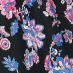 black paisley floral