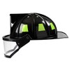 Aeromax Firefighter Adult Costume Black Helmet - 3 of 4
