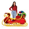 Beistle Santa's Sleigh Stand-Up, 3' 7" x 5' 10", (1/Box) Multicolored - 2 of 4