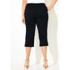 Catherines Women's Plus Size Petite Everyday Capri With Sparkle Hem - 3 of 4