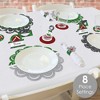 Big Dot of Happiness End Zone - Football - Baby Shower or Birthday Party Paper Charger and Table Decorations - Chargerific Kit - Place Setting for 8 - 2 of 4