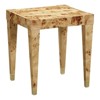 TOV Furniture Brandyss Engineered Wood Burl End Table in Natural Brown - 2 of 4