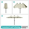SEVOBAL Patio Umbrellas Outdoor Market Extra Large, Crank Handle for Deck, Lawn, Backyard, Sun Shade - 4 of 4