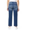WallFlower Women's Fearless Curvy Straight Denim Super High-Rise Insta Vintage Juniors Jeans - 2 of 4