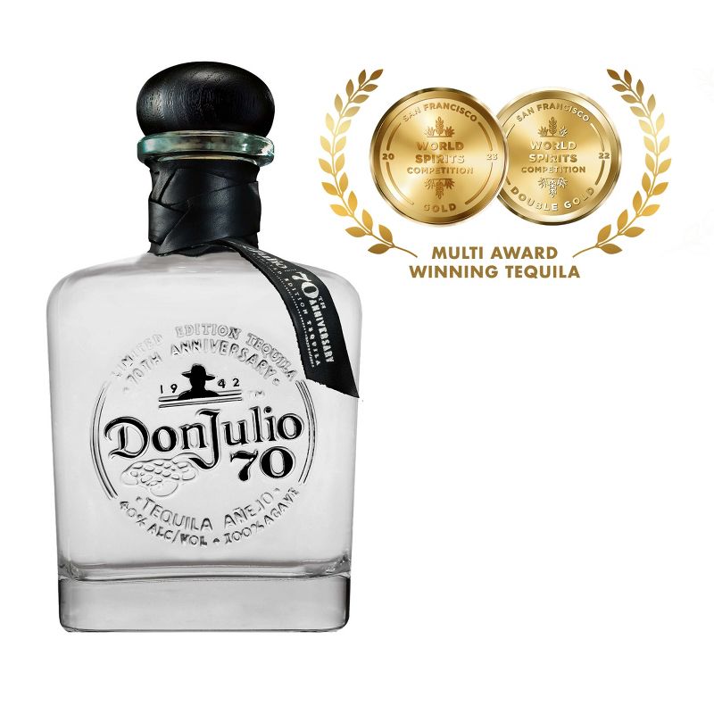 Don Julio 70th Anniversary Claro Anejo Tequila - 750ml Bottle, 3 of 8