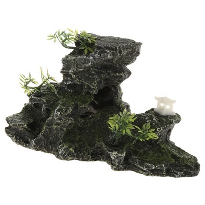 Unique Bargains Aquarium Terrariums Mountain For Fish Tank Landscape ...