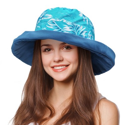 Tirrinia Wide Brim Straw Hat For Women, Stylish Foldable Uv Sun Protection  Beach Travel Hats, Suitable For Outdoor Activities : Target