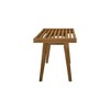 Plank+Beam Entryway Bench, Solid Wood End of Bed Bench for Bedroom, Hallway, Porch, 41.25” - 4 of 4