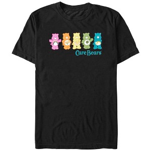 Men's Care Bears Colorful Line Up T-Shirt - 1 of 4