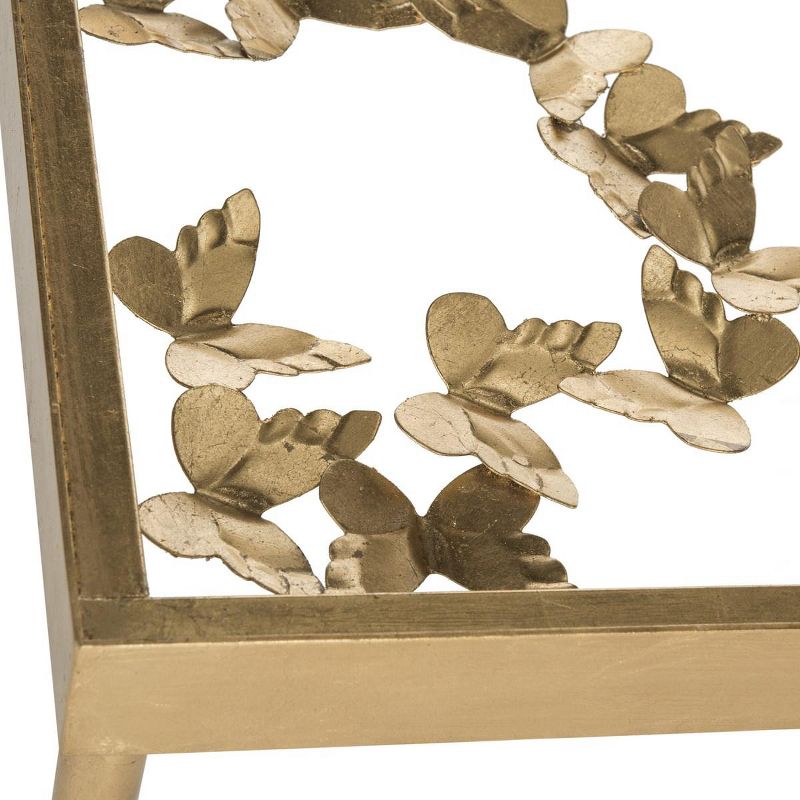 Rosalia Butterfly Side Table - Gold - Safavieh., 4 of 5