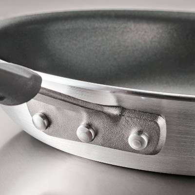 Professional 10" Aluminum Nonstick Fry Pan with Silicone Handle
