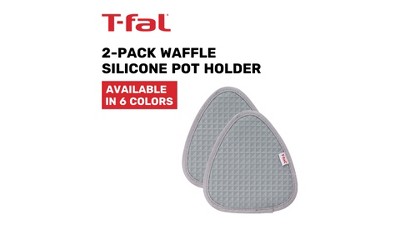 T-fal Red Waffle Silicone Pot Holder (2-Pack) 94948 - The Home Depot