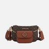 MKF Collection Ciri Crossbody Women's Double Bag Versatile, Monogram Design by Mia K - 2 of 4