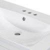 NicBex Bathroom Vanity with Sink, Morden Bathroom Cabinet Storage with 1 Functional Drawers and 1 Spacious Cabinet for Bathroom - 4 of 4