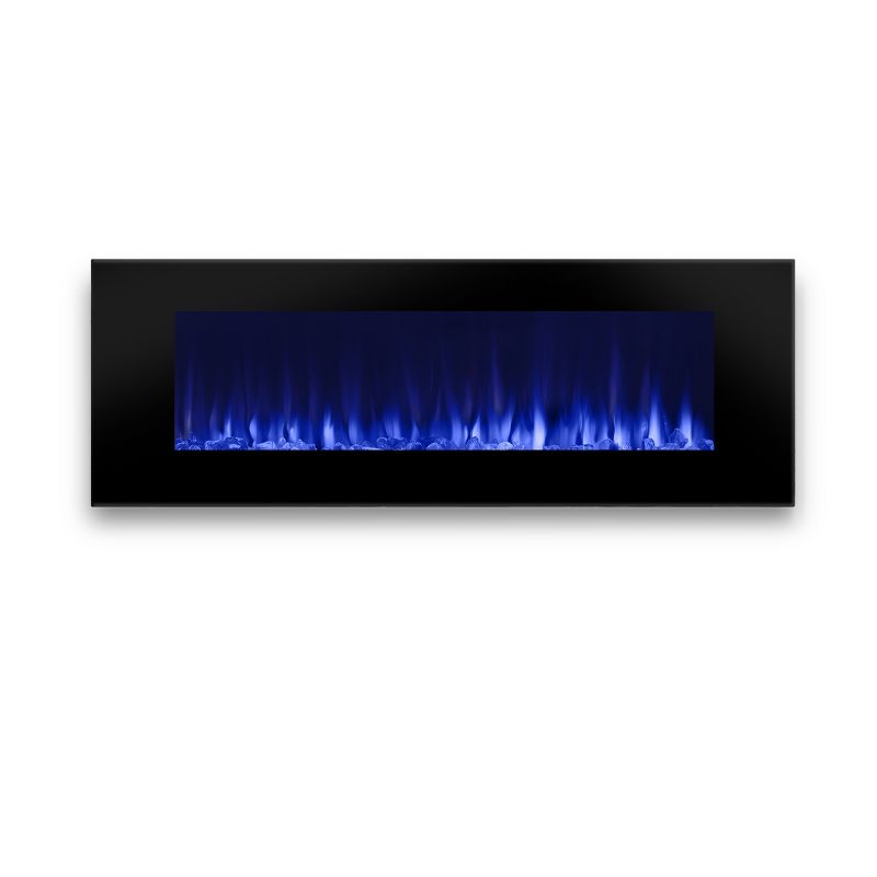 Real Flame 50&#34;  Dinatale Wall Mounted Electric Fireplace Black, 4 of 11