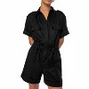 Women's Technical Twill Playsuit - DƒÅl the Label - 4 of 4