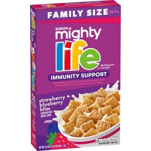 Life Cereal Mixed Berry Immunity Family Size Breakfast Cereal - 22.3oz - 1 of 4