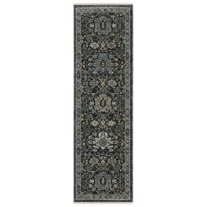 Oriental Weavers Aberdeen 533K1 Blue/ Light Blue Indoor Area Rug - 2'3" x 7'6" - 1 of 4