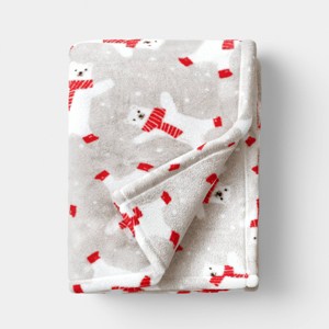 Christmas Plush Throw Blanket - Wondershop™ - 1 of 4