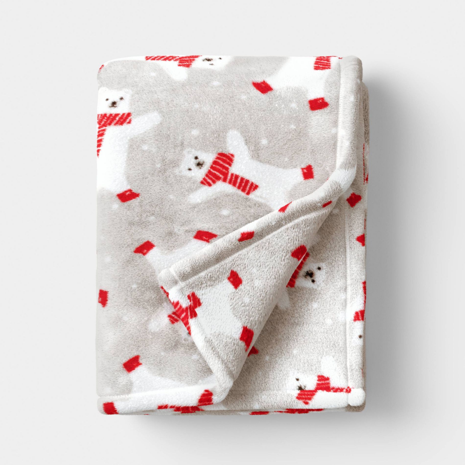 Christmas Plush Throw Blanket - Wondershop™