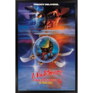 Trends International A Nightmare on Elm Street 5: The Dream Child - One Sheet Framed Wall Poster Prints - 1 of 4