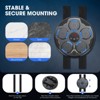 SUGIFT Smart Music Boxing Trainer Wall Mount with LED Lights Bluetooth Speaker Punch Counter for Reflex Speed Training Adults Kids - 3 of 4