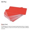 Unique Bargains Waterproof Durable ID Badge Printer Blank Plastic Card 50 Pcs - 2 of 3