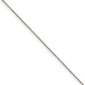 Black Bow Jewelry 0.6mm, Sterling Silver, Solid Box Chain Necklace - 1 of 4
