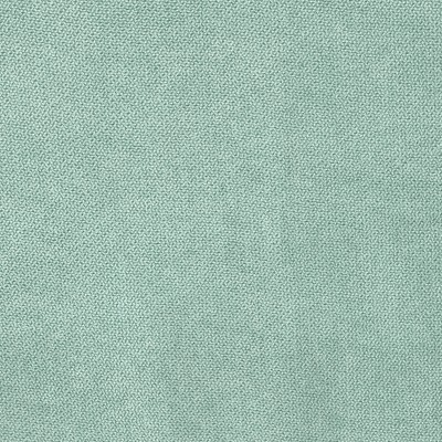 Aqua Linen Sectional Sofa with Reversible Ottoman and Wood Frame