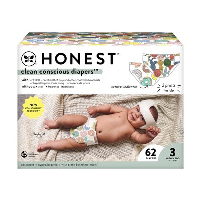 The Honest Company Clean Conscious Disposable Diapers - (Select Size and Pattern)