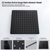 LOVMOR Male NPT Matte Black Shower System - 3 of 4