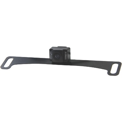 BOYO Vision VTL17IRTJ Concealed-Mount 170° License Plate Camera with Night Vision and Active Parking Lines in Black
