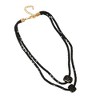 SOHI Women's Onyx Black The Mirror Multi-Layer Necklace - 2 of 4