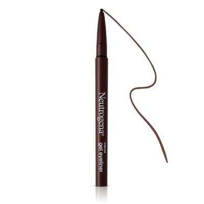 Neutrogena Intense Gel Eyeliner with Antioxidant Vitamin E, Smudge & Water-Resistant - Dark Brown - 0.004oz
