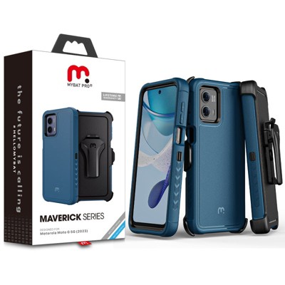 MyBat Pro Maverick Series Case w/ Holster for Motorola Moto G 5G (2023)