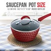 NutriChef Saucepan Pot with Lid - Non-Stick High-Qualified Kitchen Cookware, 1.7 Quart - 2 of 4