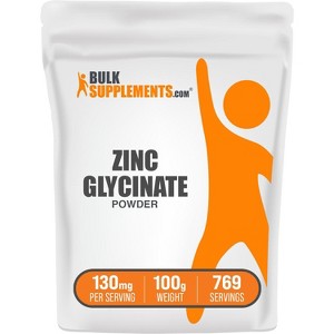 BulkSupplements Zinc Glycinate Powder - 1 of 4