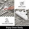Washable Striped Runner Rug - Non-Slip Multi-Color Hallway Rug for Kitchen, Laundry Room or Entryway - 4 of 4