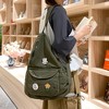 Bag for Women Crossbody Backpack Shoulder Chest Bag Daypack Small Green Travel Canvas Casual Hiking Outdoor - 2 of 4