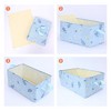REGALWOVEN Chrysanthemum Print Collapsible Fabric Storage Bin with Handles 2 Pcs - 3 of 4