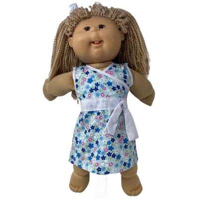 Doll Clothes Superstore Flower Aline Dress Fits 15 - 16 Inch Baby And Cabbage Patch Kid Dolls